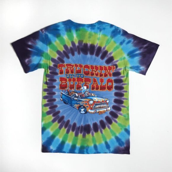 Grateful Dead Truckin To Buffalo M, L, XL Tie Dye T-Shirt - Picture 2 of 2
